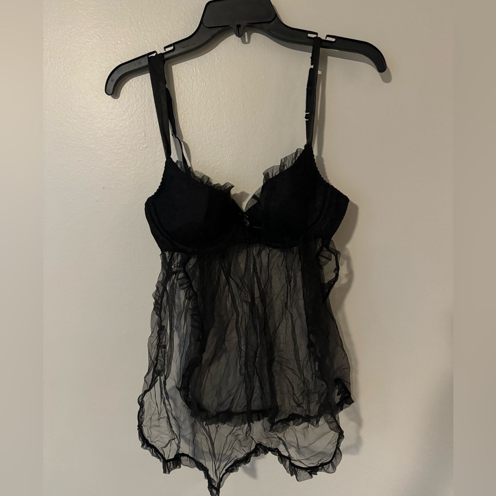 Black Victoria’s Secret Lace Bra Tank